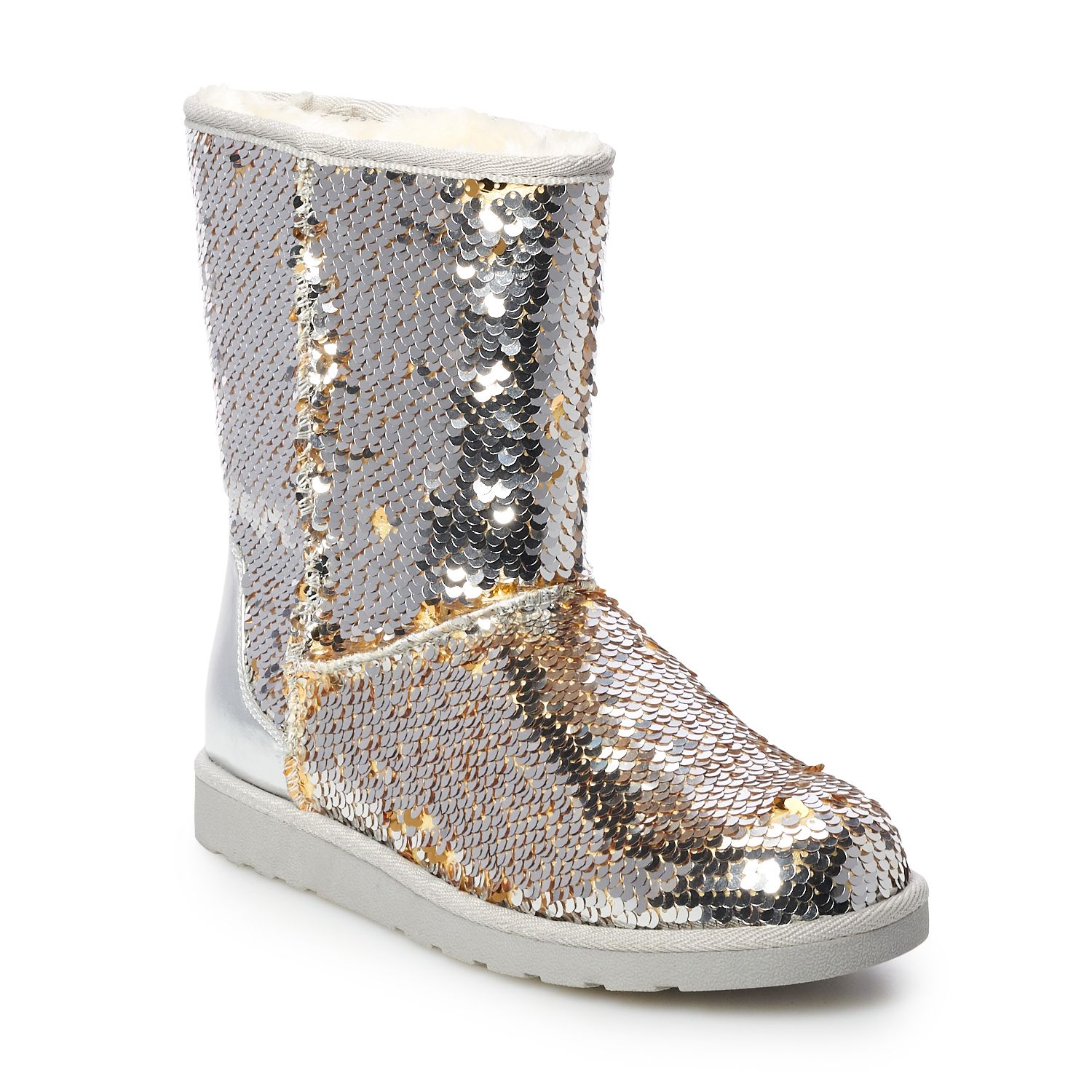 glitter winter boots