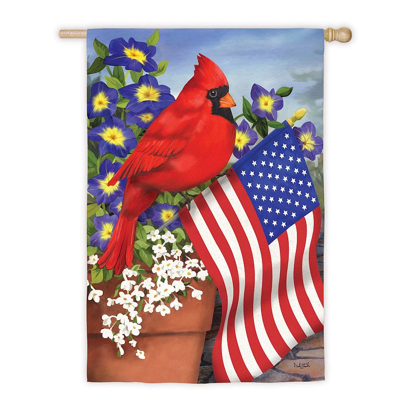 Cardinal Glory Garden Flag, Multicolor