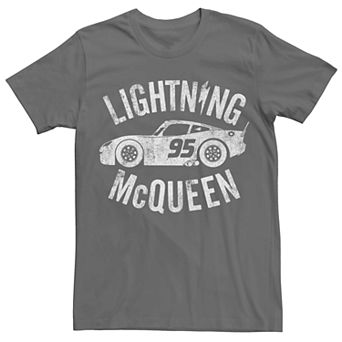 Men's Disney Pixar Cars 3 Lightning McQueen Poster Graphic Tee