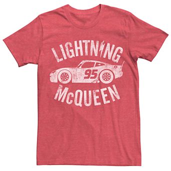Men's Disney Pixar Cars 3 Lightning McQueen Poster Graphic Tee