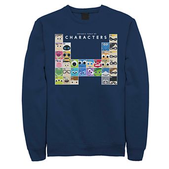 Men's Disney Pixar Periodic Table Of Characters Fleece Sweater