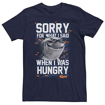 Men's Disney Pixar Finding Dory Bruce Sorry For What I Said Graphic Tee