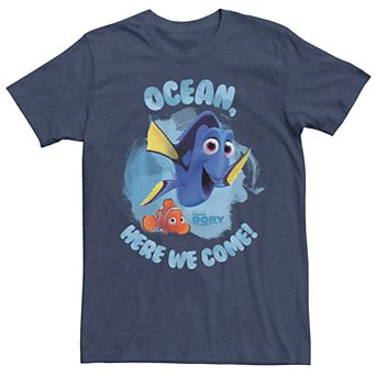 Men's Disney Pixar Finding Dory Ocean, Here We Come Graphic Tee