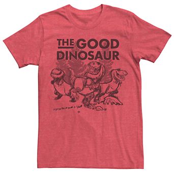 Men's Disney Pixar Good Dinosaur Sketched Dino Group Tee