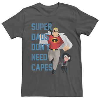 Men's Disney Pixar Incredibles Dont Need Capes Graphic Tee
