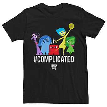 Men's Disney Pixar Inside Out Complicated Group Graphic Tee