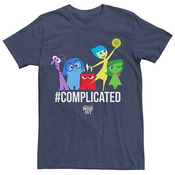 Men's Disney Pixar Inside Out Complicated Group Graphic Tee