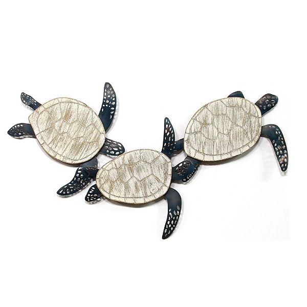 Stratton Home Decor Carved Turtle Wall Decor