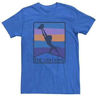 Disney's The Lion King Men's Retro Pride Rock Poster Tee