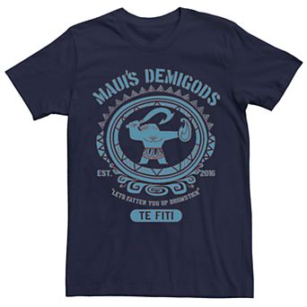 Disney's Moana Men's Maui's Demigods Geometric Logo Tee