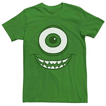Men's Disney Pixar Monsters University Mike Face Costume Tee