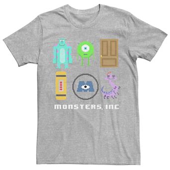 Men's Disney Pixar Monsters Inc Pixel Squad Tee