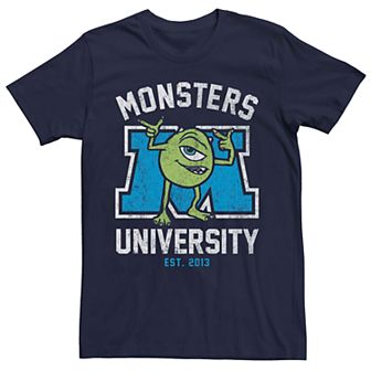 Men's Disney Pixar Monsters University Mike Logo Tee