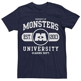 Men's Disney Pixar Monsters University School Logo Tee