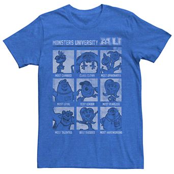 Men's Disney Pixar Monsters University Vintage Yearbook Tee