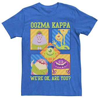 Men's Disney Pixar Monsters University Oozma Kappa Cartoon Group Tee