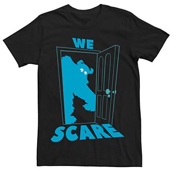 Men's Disney Pixar Monsters Because Sulley Door We Care Tee