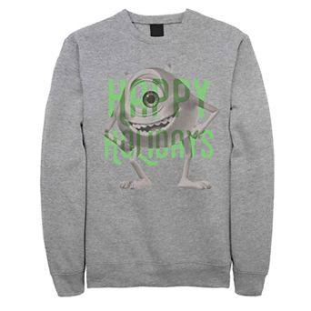 Men's Disney Pixar Monsters University Mike Happy Holidays Fleece