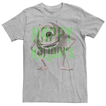Men's Disney Pixar Monsters University Happy Holidays Tee
