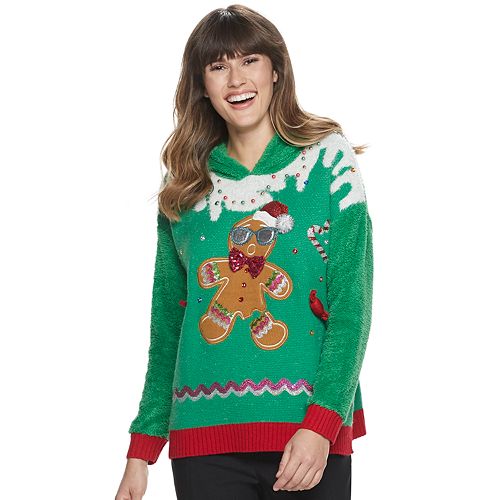 Women's US Sweaters Hooded Christmas Sweater