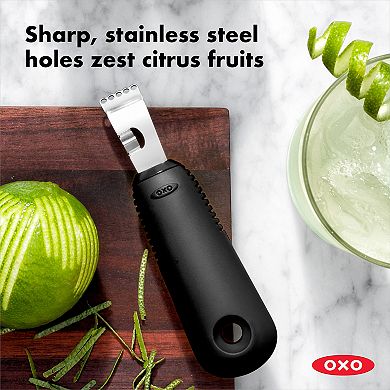 OXO Citrus Zester with Channel Knife