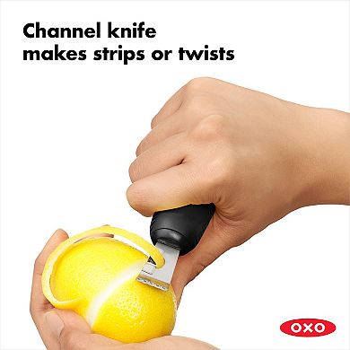 OXO Citrus Zester with Channel Knife