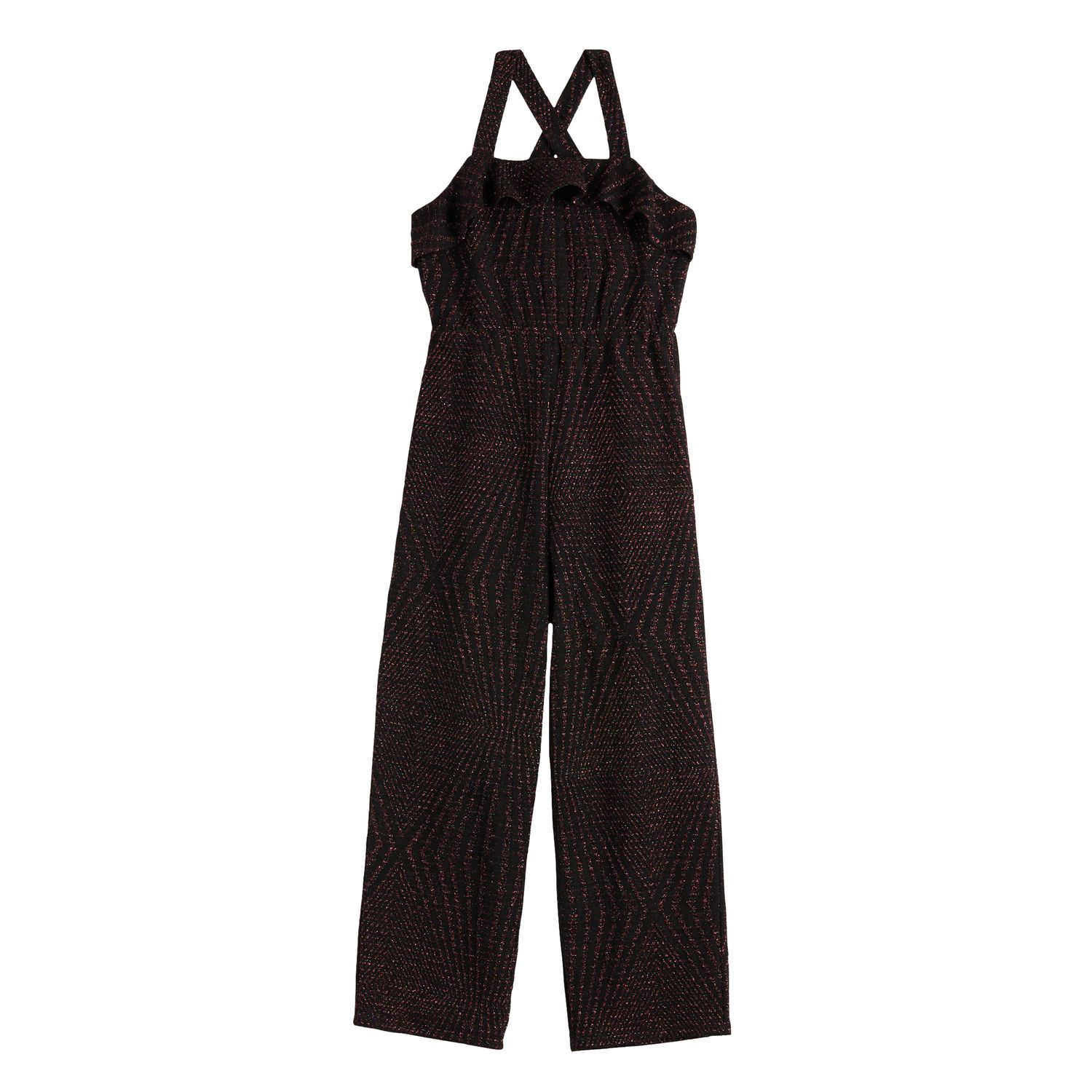 girls glitter jumpsuit