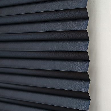 Achim Cordless 1-2-3 Vinyl Room Darkening Pleated Window Shade