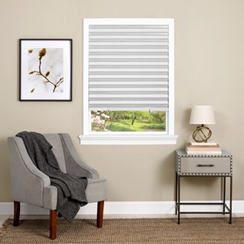 Achim Cordless 1-2-3 Vinyl Room Darkening Pleated Window Shade