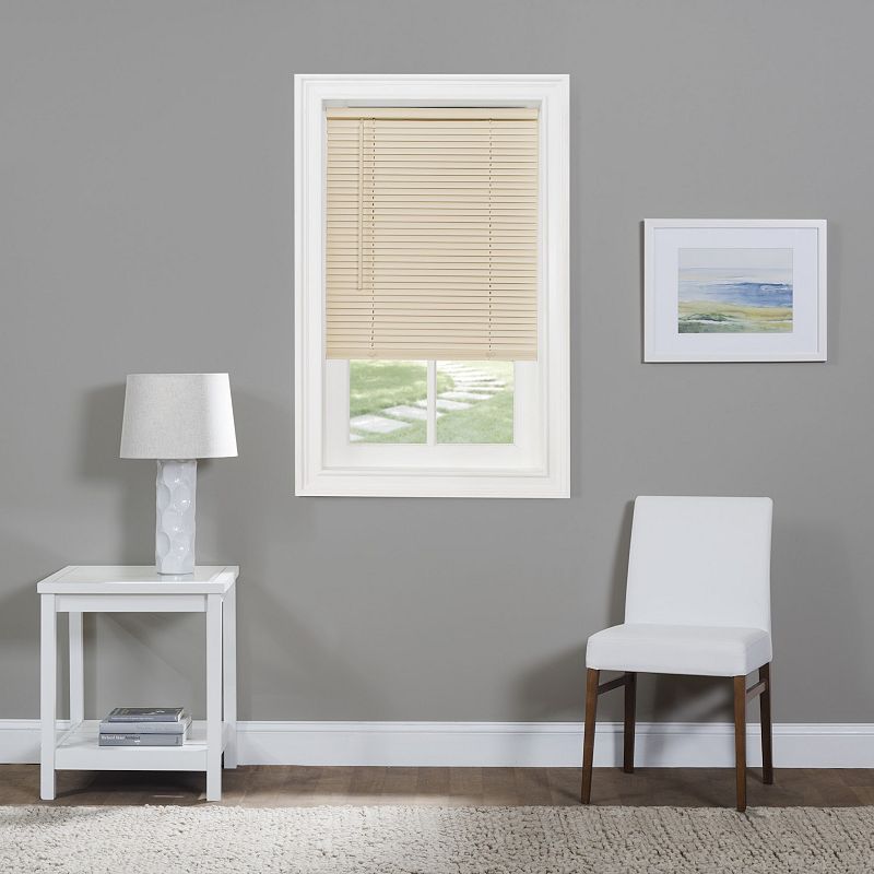 Achim Cordless GII Morningstar 1 Light Filtering Mini Blind, Beig/Green,