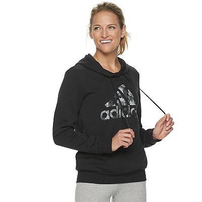 Adidas badge of sport hoodie women's sale