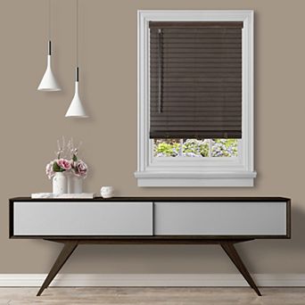 Achim Cordless GII Madera Falsa 2" Faux Wood Plantation Blind
