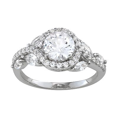 Kohls white sapphire ring deals