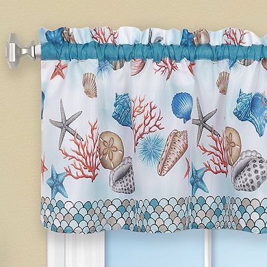 Achim Coastal Tier & Valance Window Curtain Set