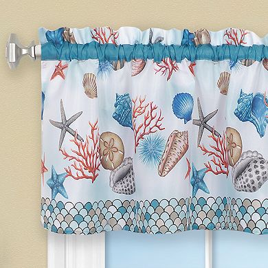 Achim Coastal Tier & Valance Window Curtain Set