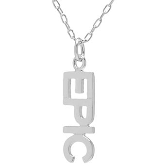 Athra NJ Inc Sterling Silver "Epic" Vertical Necklace