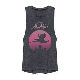 Juniors' Disney's Aladdin Magic Carpet Ride Graphic Muscle Tank Top