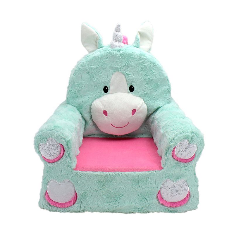 Animal Adventure Soft Landing Sweet Seats-Unicorn, Green