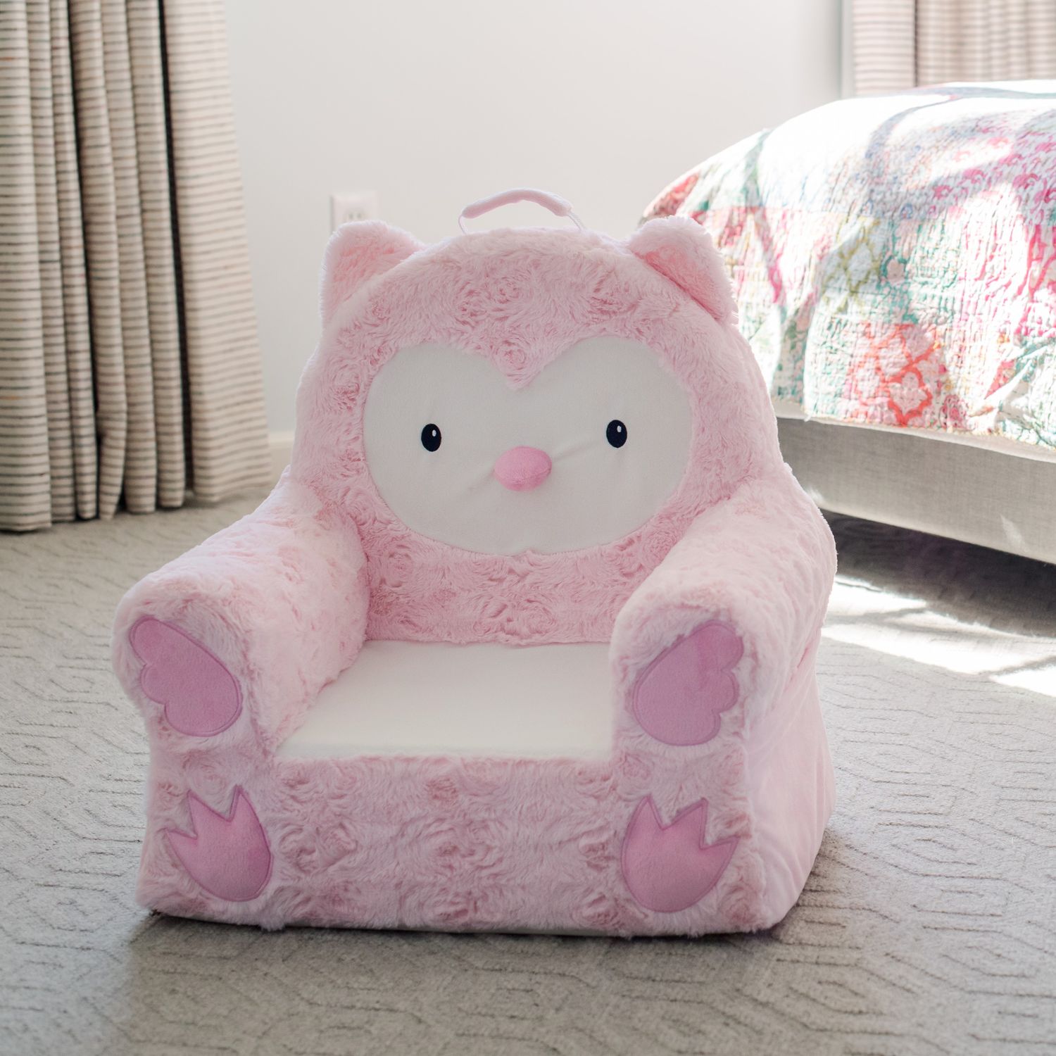 owl plush chair