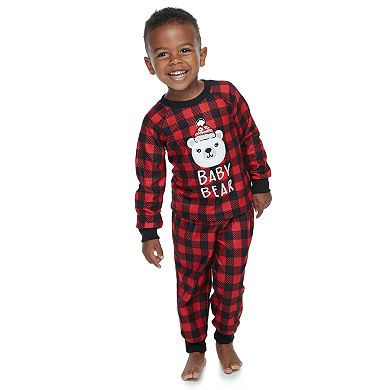 Toddler Jammies For Your Families Cool Bear Top & Bottoms Pajama Set by Cuddl Duds