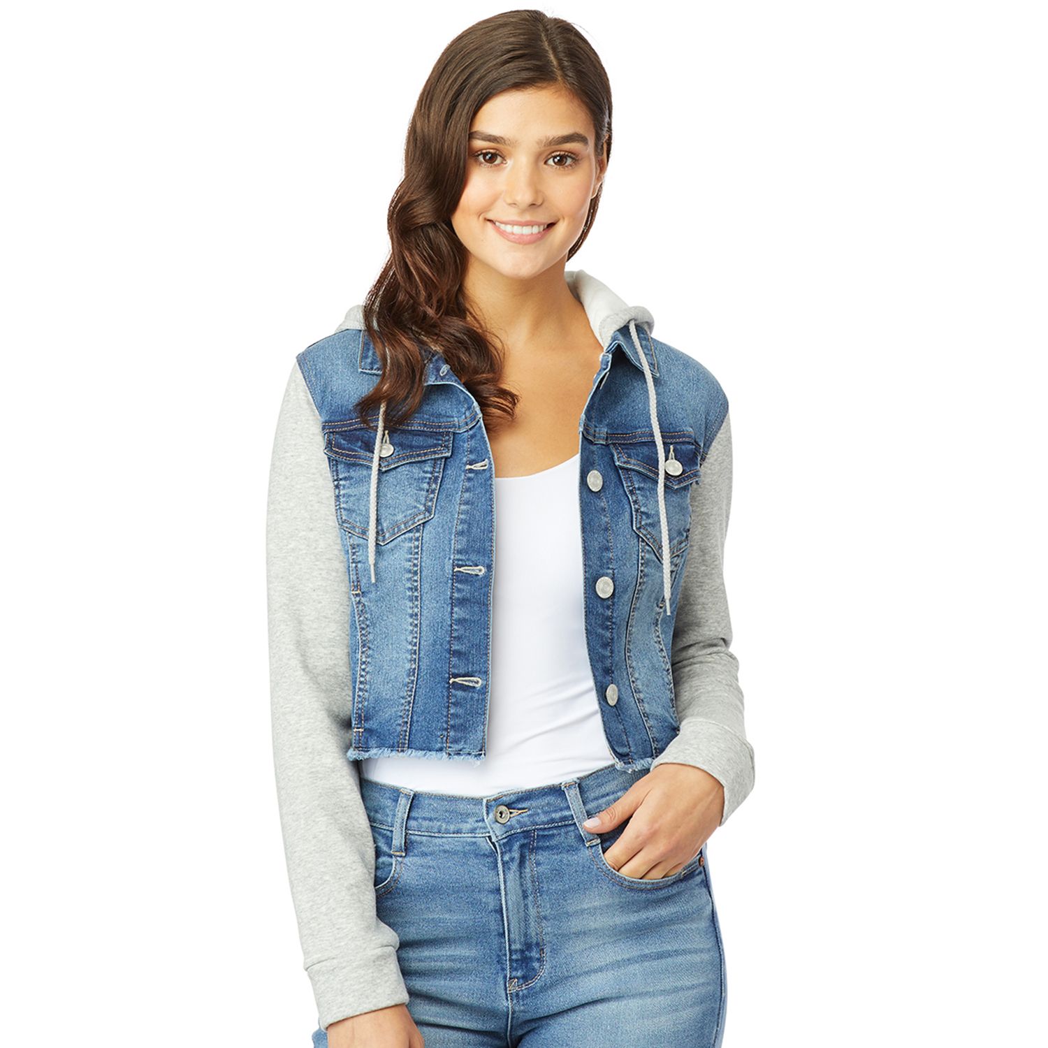 kohls jean jacket womens