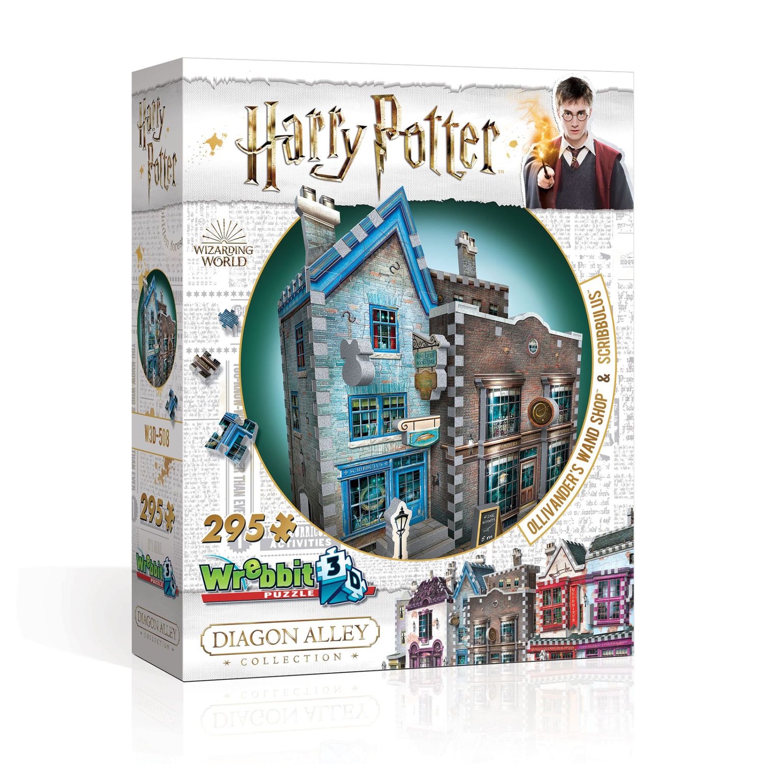 Image for Harry Potter Wrebbit3D Ollivander's Wand Shop & Scribbulus Puzzle at Kohl's.