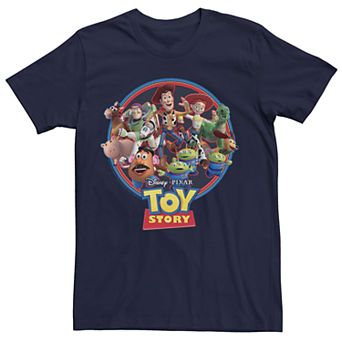 Men's Disney Pixar Toy Story Circle Group Shot Graphic Tee