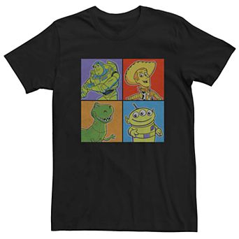 Men's Disney Pixar Toy Story Tonal Square Group Shot Tee