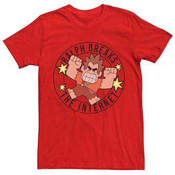 Disney's Wreck It Ralph 2 Men's Round Linear Logo Graphic Tee