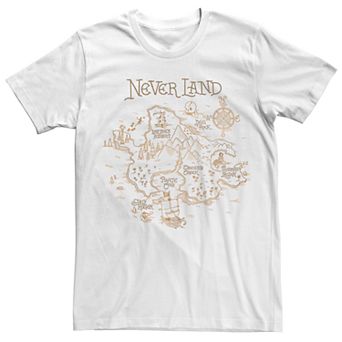 Disney's Peter Pan Neverland Map Men's Graphic Tee