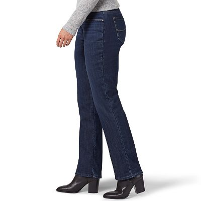 Women s Lee Relaxed Fit Fleece Lined Straight Leg Jeans