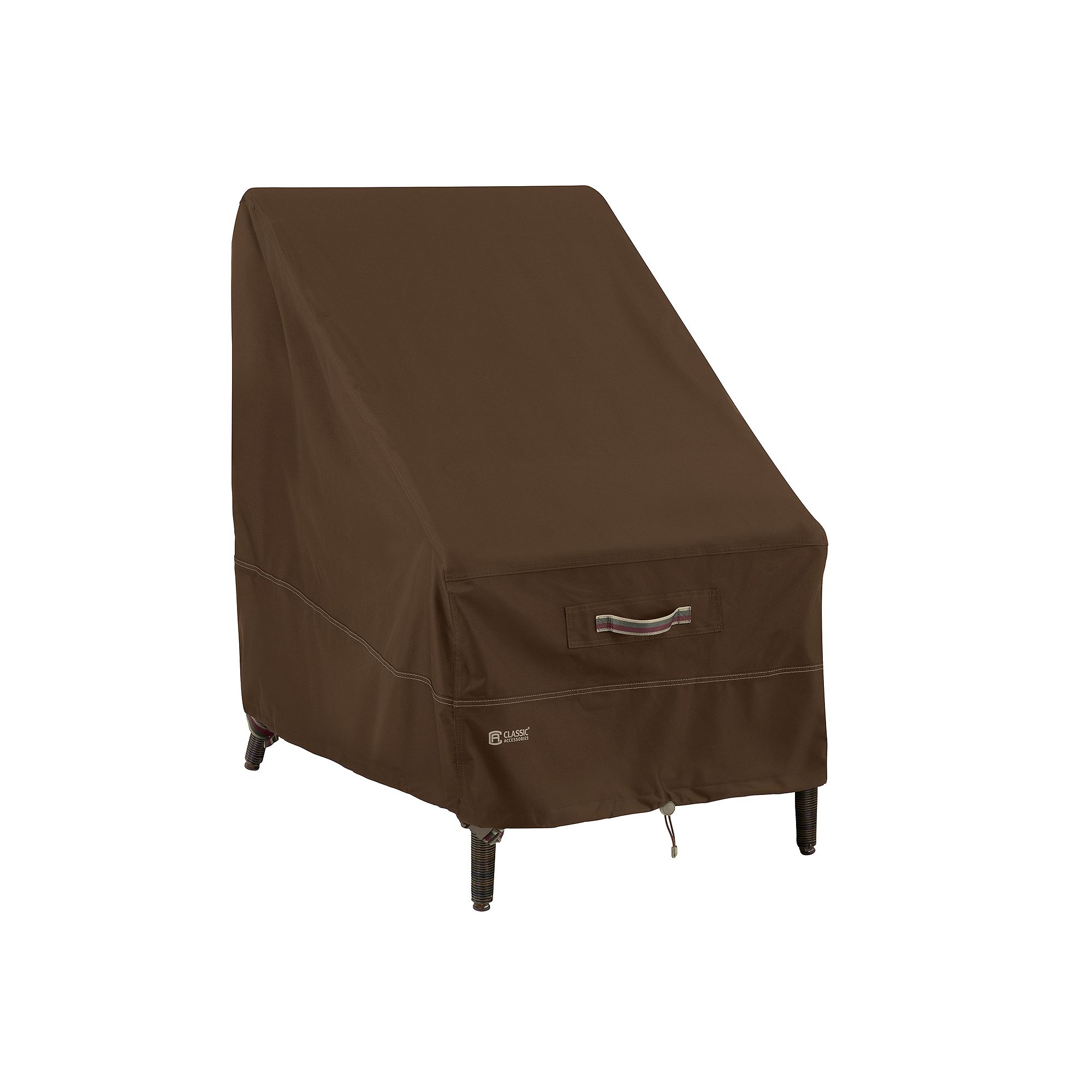 Classic Accessories MadronaHigh Back Patio Chairs Cover - Outdoor, Dark Bro