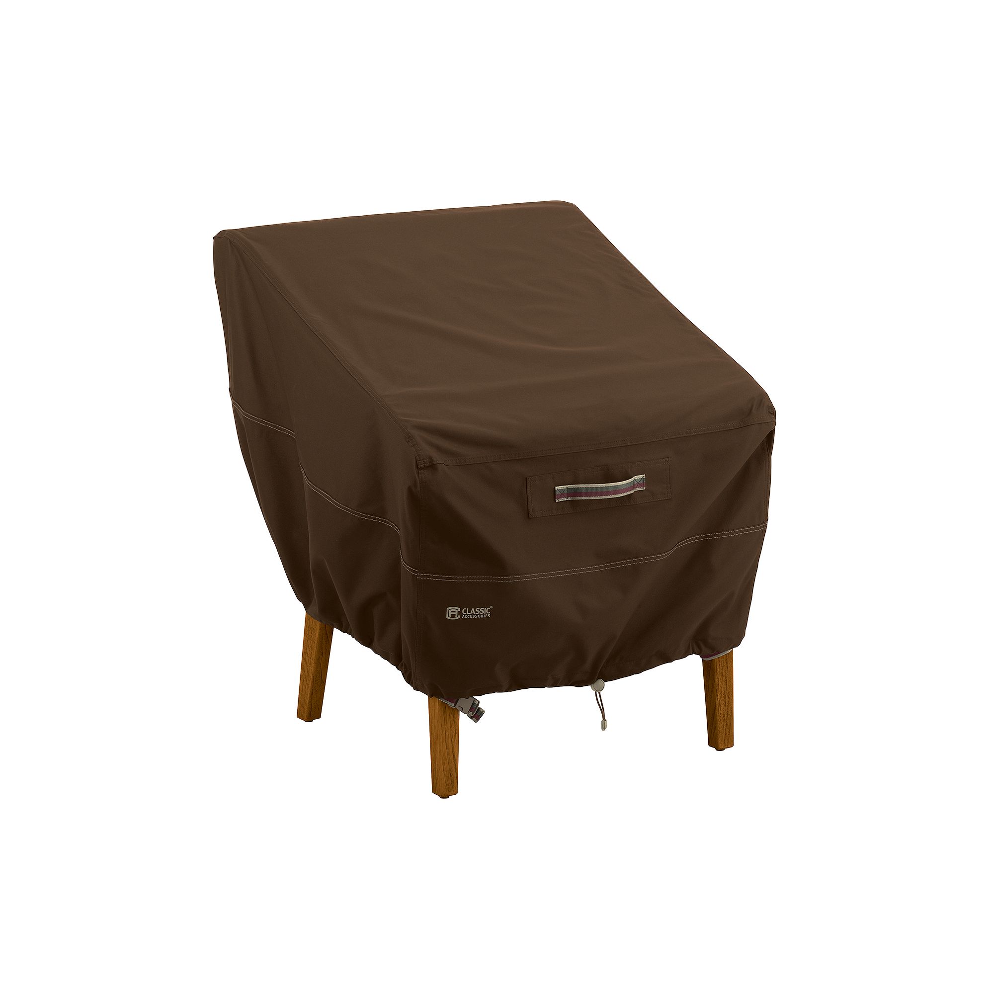Classic Accessories Madrona Standard Patio Chairs Cover - Outdoor, Dark Bro