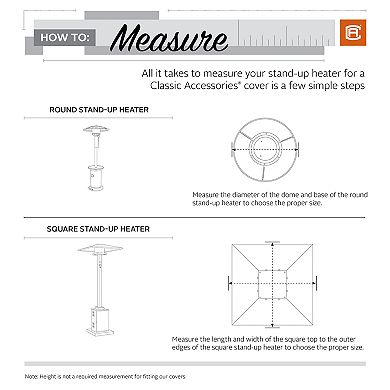 Classic Accessories Madrona Stand-Up Patio Heater Cover